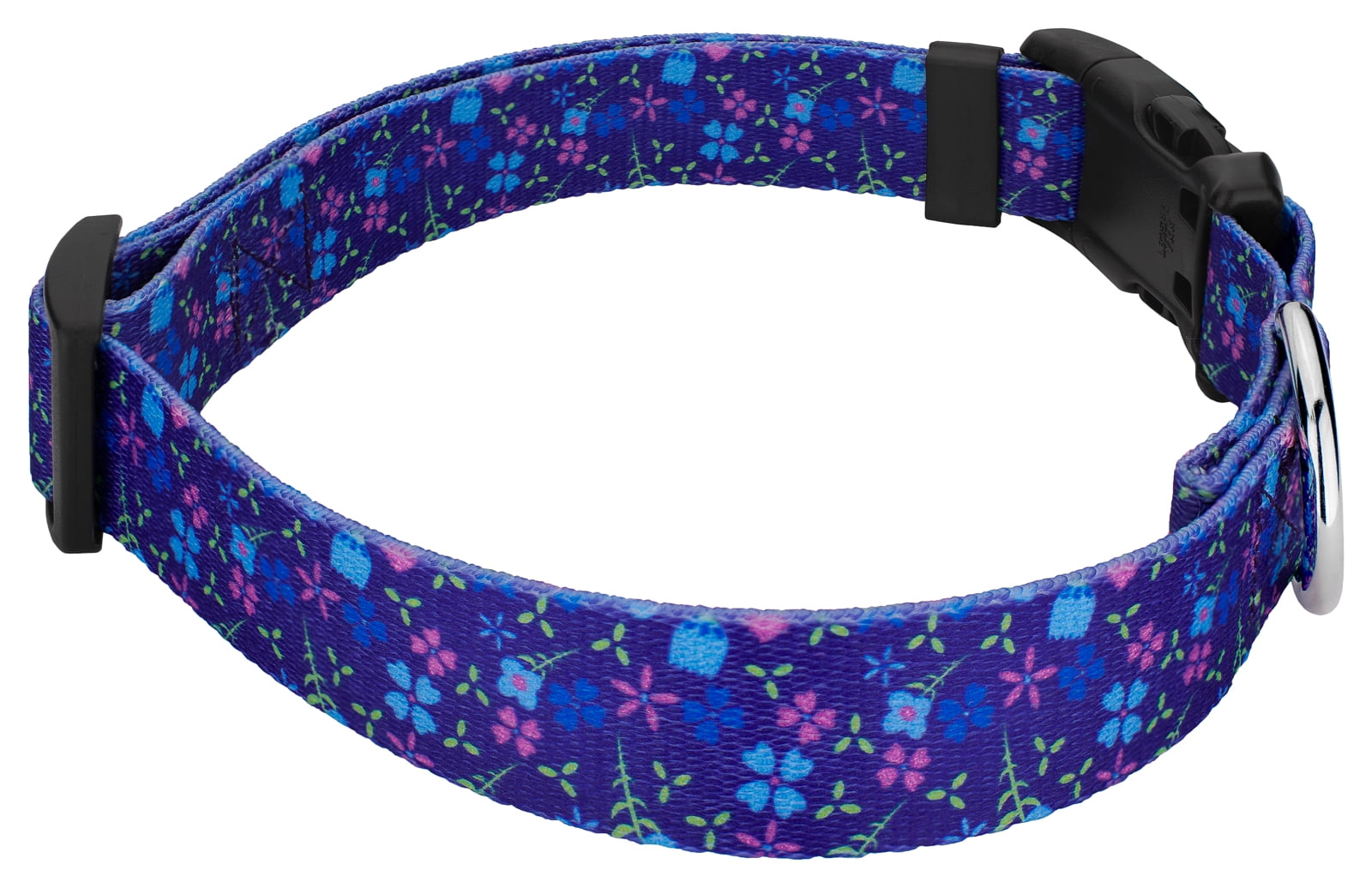 Country Brook Petz® Blueberry Fields Everyday Dog Collar and Leash, Large