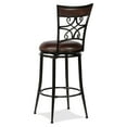 thumbnail image 3 of Hillsdale Seville 26 Metal Traditional Counter Stool in Brown Shimmer, 3 of 7