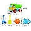thumbnail image 4 of Beach sand toys 5 piece set beach toys sand set sand play sand pit toys summer outdoor toys, 4 of 5