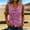 A1003 Pink, variant on Womens Bow Tie Front Tops Sleeveless Keyhole Blouses Textured Summer Shirts Casual Elegant Tees Soft V Neck Tank Tunics Business Wear Office Work Summer Shirt
