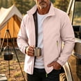 thumbnail image 2 of JTSRKL Windbreaker Jackets for Men Lightweight Stand Collar Zip Up Fleece Lined Softshell Coats Waterproof Rain Casual Hiking Daily Outerwear, 2 of 9