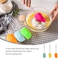 thumbnail image 2 of 3 piezas de mango largo Raspador de silicona Crema Espátula Utensilios para hornear Utensilios para hornear Utensilio de cocina para panadería casera (color aleatorio), 2 of 6
