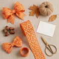 thumbnail image 5 of Dvumao 2.5x180 in Thanksgiving Wired Ribbon, Pumpkin Maple Leaf Fall Ribbon for Wreath, Harvest Decor Ribbon, 5 of 6