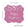 thumbnail image 7 of Inkdotpot Real Silver Foil Bracket Shape Paper Hang Tags Happy Birthday Favor Tags Pack Of 50, 7 of 7