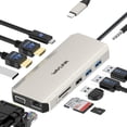 thumbnail image 1 of Estación de acoplamiento USB C WAVLINK 12 en 1, monitor doble de 100 W PD, 1 of 8