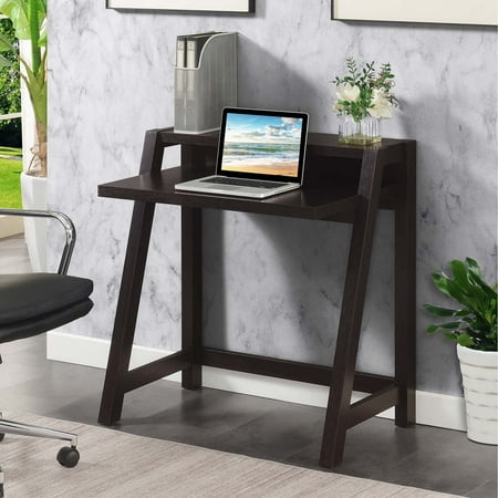 UPC: 0095285432479 | Convenience Concepts Newport Lilly 2 Tier Desk  Espresso