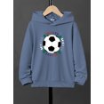 thumbnail image 3 of Mikrdoo Cool Soccer Print Boys Casual Pullover Long Sleeve Hoodies, Boys Sweatshirt For Spring Fall Winter, 7-15T Kids Hoodie Tops Outdoor, 3 of 8