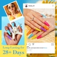 thumbnail image 3 of Set de uñas en polvo AZUREBEAUTY Bright Summer, 6 colores, 3 of 7