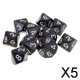 thumbnail image 1 of Paquete de 10 dados poliédricos D10 Baoblaze para juegos de dragones y mazmorras 5 piezas, 1 of 8