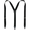 thumbnail image 1 of CTM® Bretelles Élastiques Premium Solides (Grande Taille pour Hommes), 1 of 1