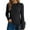 Black, variant on Coffee Long Sleeve Shirts for Women Knot Mock Neck Slim Fit Soft Tees Slim Fit Base Shirt Crew Neck Loose Fashion Casual Long Sleeve Shirt Comfy Blouse for Daily Wear and Office Work S