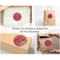 thumbnail image 4 of Printtoo Label Stickers for Small Business -100 RoundCustom Vinyl Waterproof Stickers -Personalized Labels for Handmade, Brand Stickers -Brick Red, 4x4 Inches, 4 of 6