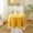 Yellow, variant on SIELUNO Round Tablecloth Circle Table Cloths with Lace Trim Modern Table Covers for Living Room Bedroom