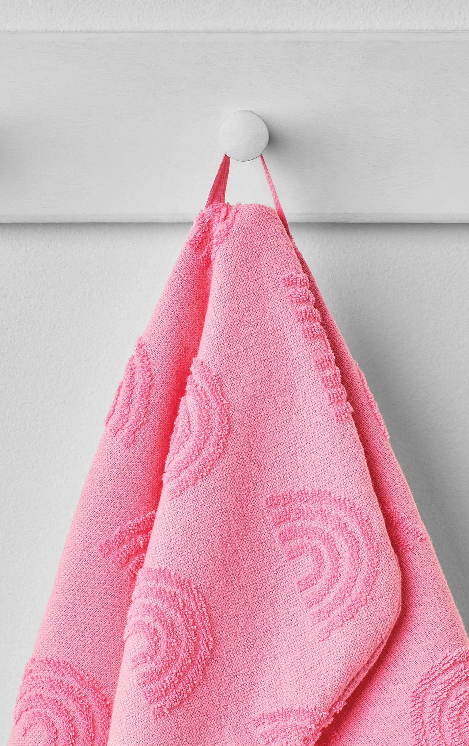 Your Zone Rainbow Cotton Hooded Towel with Hand Pockets, Ages 2-4, Great for Kids after Bath, Beach and Pool