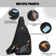 thumbnail image 5 of Hogar y cocina, organizadores y almacenamiento de baño, bolso de hombro, riñonera multiusos para correr, senderismo, ciclismo, viajes, moda, ajustable con orificio para auriculares, Citywalk Chest Bag, 5 of 8