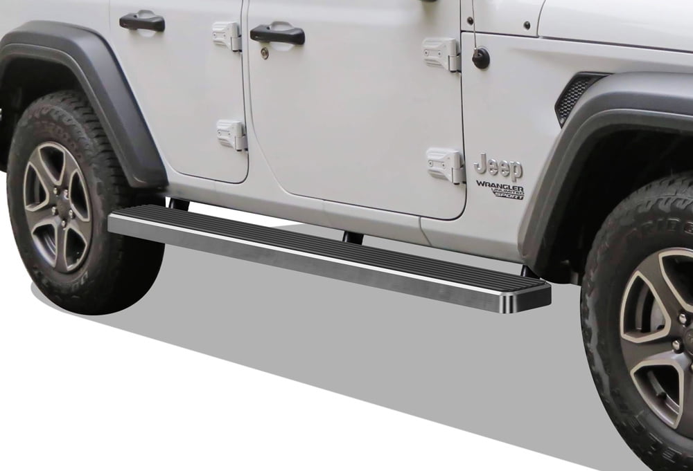 APS iBoard Running Boards 6 inches Compatible with Jeep Wrangler JL