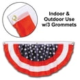 thumbnail image 3 of Beistle 54991-RWB Stars and Stripes Fabric Bunting, 4-Feet, Pkg of 1, Red/White/Blue, 3 of 3