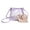 Purple, variant on Clear Bags for Stadium Events Bucket Bag Clear Minimalist Shoulder Purse with Cotton Drawstring Inner Bag Mini Transparent Jelly Handbag for Stadium Events 2026 Back to School(Purple,One Size)