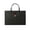 Black, variant on Black Black A4 File Folders Waterproof Leather Document Case Bag With Removable Hand Strap For Storage