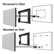 Elecsung 22 inches Smart webOS Mirror TV with Antique White Decor Frame Kitchen Bathroom Smart Gallery Built-in WiFi Bluetooth