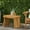 Teak, variant on Classic Slat Design / Porch Swing Area / Ready - to - Use Accessory