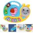 thumbnail image 2 of Piano Educativo Chucho Toys Caracol Sonido Animales Musical Con Luces, 2 of 4