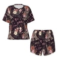 thumbnail image 4 of Naloa Romantic Paris Women's Short-Sleeved Pajama Set, Loungewear, Summer pajamas, Breathable Cozy - XX-Large, 4 of 9