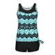 thumbnail image 4 of Trajes de baño tankini para mujer Conjunto de traje de baño estampado para mujer Traje de baño de dos piezas con sujetador relleno Traje de baño de playa Traje de baño de dos piezas para mujer, 4 of 5