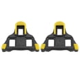 thumbnail image 2 of Estrela 1 par de tacos de pedal con sistema de bloqueo automático para bicicleta, accesorio para bicicleta de montaña y carretera (amarillo), 2 of 8