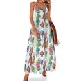 thumbnail image 1 of Vestido sin mangas de arcoíris de algas planctónicas de Ernst Haeckel, vestido elegante y bonito de verano para mujer, 1 of 7