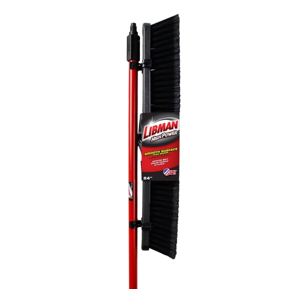 Libman High Power 24" Smooth Surface Push Broom #801