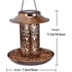 thumbnail image 2 of Comedero solar para pájaros, comedero para pájaros salvajes colgante para exteriores de cobre resistente con luz para jardín exterior, patio trasero, 2 of 8
