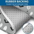 thumbnail image 4 of Halloween Ghost Pattern Bathroom Rugs Sets 3 Piece,Toilet Cover Set,Absorbent Non Slip Bathroom Mats Sets with U-Shaped Contour Rug Toilet Rug Set, 4 of 5