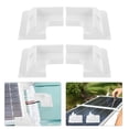thumbnail image 1 of OULII 4Pack Solar Panel Bracket for Rv with White Abs Plastic Square Design Foldable Solar Panel Brackets, 1 of 8