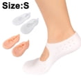 thumbnail image 1 of Calcetines de silicona, 2 pares de calcetines protectores antigrietas para el cuidado de los pies, herramienta de prevención para el cuidado de pies agrietados en piel seca, unisex., 1 of 8