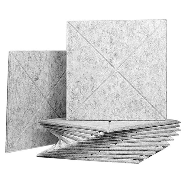 Symkmb 12 Pack Acoustic Panels Beveled Edge Soundproof Foam Panels