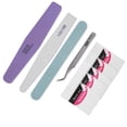 thumbnail image 4 of Herramienta de manicura, 5 piezas de pinzas profesionales para manicura, lima de uñas de calidad en la que puede confiar, 4 of 13