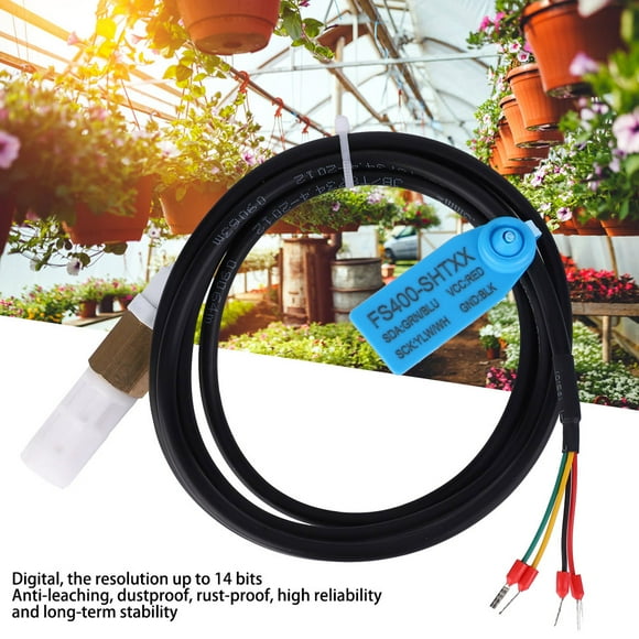 Temperature Measurement Sensor, -20 Degrees Celsius ~ 100 Degrees Celsius Digital Temperature Humidity Sensor, Compact High Sensitivity For Computer Room Monitoring Warehouse