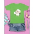 thumbnail image 3 of Cute Lamb W Ghost T-Shirt Juniors -Image by Shutterstock,  Small, 3 of 4