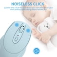 thumbnail image 3 of Wireless Mouse, 2.4G Ultra-thin Low-noise Wireless Mouse, Mouse with USB Receiver, 3 of 7