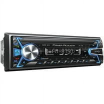 Power Acoustik Single-DIN In-Dash Digital Audio Receiver with Bluetooth , Detachable Face - Black