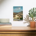 thumbnail image 2 of Badlands National Park, South Dakota, Road Scene Birch Wood Wall Sign (6x9 Rustic Home Decor, Ready to Hang Art), 2 of 5
