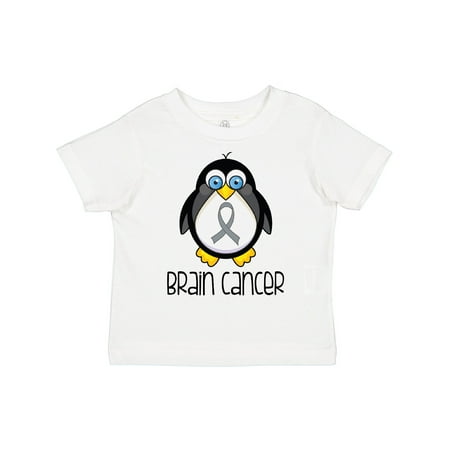 

Inktastic Brain Cancer Awareness Penguin Gift Toddler Boy or Toddler Girl T-Shirt