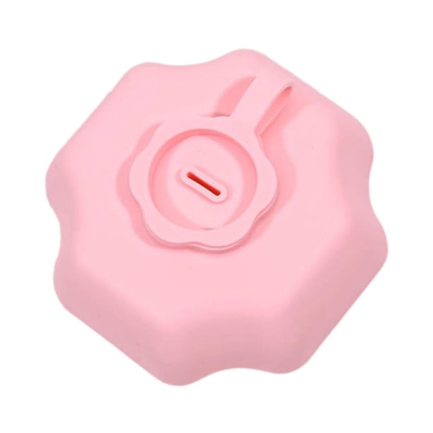 Práctico soporte de silicona para paletas de hielo, ideal para fiestas y hogar. Rosa