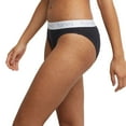 thumbnail image 4 of Women's Hanes 45UOBK Cotton Blend Bikini Panty - 3 Pack (Heather/Stripe/Black L), 4 of 4