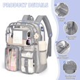 thumbnail image 4 of Mochila transparente Attmu Heavy Duty PVC transparente gris, 4 of 7