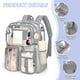 thumbnail image 4 of Mochila transparente Attmu Heavy Duty PVC transparente gris, 4 of 7