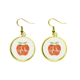 thumbnail image 1 of Corazón electrocardiograma patrón de diseño creativo Ear Dangle Golden Drop Earring Jewelry Mujer Unbranded M, 1 of 3
