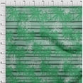 thumbnail image 4 of oneOone Polyester Spandex Green Fabric Tropical Plam Tree With Stripes Diy Clothing Quilting Fabric Print Fabric By Yard 56 Inch Wide, 4 of 4