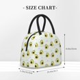 thumbnail image 3 of Haiem Avocado of a Hear Printed Lunch Bag Women, Lunch Box Lunch Bag for Women, Small Leakproof Cute Lunch Tote Large Capacity Reusable Insulated Cooler Lunch Container, 3 of 6